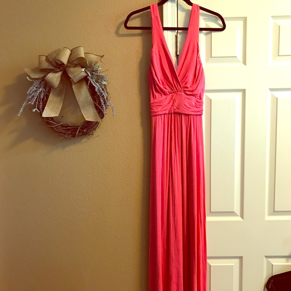 Maxi dress-coral